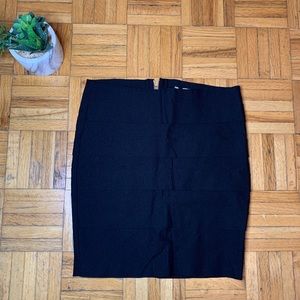 Layered Tight Mini Skirt Super Cute Black Skirt Stretchy Material Urban Behavior